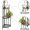 Kleines Eckregal stehend 115cm Pflanzenständer Outdoor Produktbild-Vorschau 6
