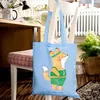 Mr. & Mrs. Panda Jutetasche Sportler Herz - Sky Blue - Produktbild-Vorschau 4