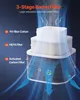 A diagram illustrating the three stages of a barrel filter. Anteprima dell’immagine prodotto