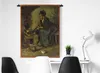 MuchoWow® Wandteppich Wandbehang Bäuerin beim Kochen am Produktbild-Vorschau 4