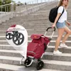 Sekey 3in1 Einkaufstrolley Klappbar Einkaufswagen mit Produktbild-Vorschau 6
