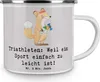 Mr. & Mrs. Panda Pott Triathlon Helden - Grau Pastell - Produktbild-Vorschau 3