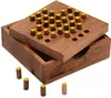 Solitär Gr. L mit gelben Steckern – Solitaire – Denkspiel Produktbild-Vorschau 3