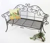 DanDiBo Panchina da giardino in metallo marrone resistente Anteprima dell’immagine prodotto 9