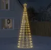 “2026 Moderne“LED-Weihnachtsbaum mit Erdspießen 570 LEDs Produktbild-Vorschau 1
