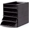 DURABLE Pojemnik z szufladami IDEALBOX BASIC 5, Antracytowy Podgląd zdjęcia produktu 3