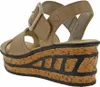 Rieker Damen-Wedges-Sandalette mit Keilabsatz Beige-Braun, Produktbild-Vorschau 54