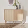 sweeek - Anrichte mit Holzdekor 115 cm - Holzfarben Produktbild-Vorschau 7