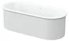 Bette 2740-000CFXXSR Badewannen Oval Suno Oval Weiß Produktbild-Vorschau 1