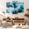 Bild auf Leinwand - Leinwandbild - Wasser Stein Welle - Produktbild-Vorschau 7