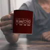 Eat, sleep, LOVE, repeat Kaffeebecher Schwarz Auf der Suche Produktbild-Vorschau 6