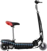 vidaXL E-scooter per bambini con sedile e LED 120 W nero Anteprima dell’immagine prodotto 5