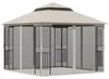 SUGIFT Gartenpavillon Partyzelt Festzelt, Pavillon 3x3 m Produktbild-Vorschau 3