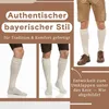 Trachtenstrümpfe 2er Pack Lange Trachtensocken Strümpfe Produktbild-Vorschau 3