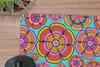 MuchoWow® Mauspad Mousepad Design - Flower Power - Farben Produktbild-Vorschau 2
