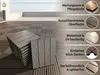 11ltg. WPC Terrassenfliesen MAURICE 30x30 cm - Kaffeebraun Produktbild-Vorschau 1