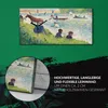 Wanduhr Uhr Wandbild Leinwand Geräuschlos Kunstdruck 60x30 Produktbild-Vorschau 5