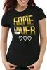 style3 Game Over Damen T-Shirt nes cartridge link gold, Produktbild-Vorschau 1