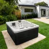 HOME DELUXE - Outdoor Whirlpool - WHITE MARBLE Plus Treppe Produktbild-Vorschau 2