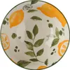 Schale 15x7cm Porzellan mit Zitronen Motiv Gelb / Weiß Produktbild-Vorschau 2