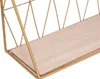 Wandregal gold 48x20cm  - Atmosphera créateur d'intérieur Produktbild-Vorschau 3