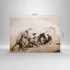 Bild auf Leinwand - Leinwandbild - Fahrrad Ziegel Stadt Produktbild-Vorschau 3