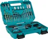 An open tool case containing various drill bits and screwdriver bits. Náhled obrázku produktu