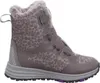 A single gray winter boot with a floral pattern and faux fur trim. Anteprima dell’immagine prodotto