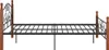 vidaXL Postelový rošt černý kov 120x200 cm Náhled obrázku produktu 3