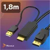 Câble de conversion Reagle HDMI vers DISPLAYPORT DP 4K 60Hz Voir les images du produit 8