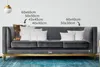 MuchoWow® Zierkissen Sofakissen Wohnzimmer Dekokissen 60x60 Produktbild-Vorschau 3