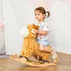 2-IN-1 Schaukeltier Giraffen mit Sound Effekt, Räder , Produktbild-Vorschau 2