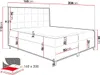 MIRJAN24 Boxspringbett Snake, Doppelbett mit zwei Produktbild-Vorschau 4