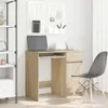 vidaXL Bureau Chêne Sonoma 86x49x76 cm Bois composite Voir les images du produit 2