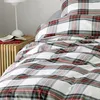 Elegante Flanell Bettwäsche Westminster 2666-1 Kariert Rot Produktbild-Vorschau 7