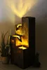 Gartenbrunnen BK823 in Holzoptik Wasserspiel Springbrunnen Produktbild-Vorschau 3