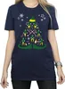 Elf - T-Shirt für Damen BI21628 (M) (Marineblau) Produktbild-Vorschau 3