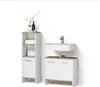 Set di mobili da bagno Livinity Amalfi Rovere bianco/dorato Anteprima dell’immagine prodotto 1
