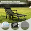 Chaise de pêche COSTWAY Chaise de camping avec repose-pieds Voir les images du produit 7