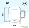 Wilmax Glastasse 250 ml Transparent aus Borosilikatglas Produktbild-Vorschau 7