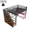 Flieks Etagenbett 140x200cm mit Schreibtisch und LED, Produktbild-Vorschau 5
