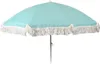Sonnenschirm UV-Schutz 30+ Strandschirm mit Fransen Produktbild-Vorschau 1