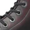 ANGRY ITCH-8-Loch Burgundy Red Rub-Off Leder Stiefel mit Produktbild-Vorschau 6