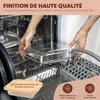 bremermann Plat à four en verre carré avec couvercle en Voir les images du produit 5