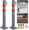SWANEW 2X zábrana sloupek vymezující 65cm Ø50mm skládací Náhled obrázku produktu 1