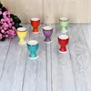 Uni bunt 6er Set Eierbecher blaue Eierhalter Eierständer Produktbild-Vorschau 2