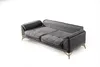 Villa Möbel Sofa Bond Grau 3-Sitzer Relax- und Produktbild-Vorschau 4