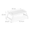 Relaxdays Betttablett Bambus, klappbar, mit Griffen, Produktbild-Vorschau 4