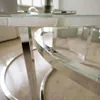 Runder Tisch CIRI CHROM 2in1 Glasplatte Produktbild-Vorschau 4