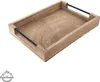 ORION Serviertablett Mango 305 x 205 cm Holz/Metall 153879 Produktbild-Vorschau 5